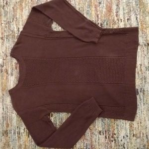 Dark red, maroon sweater